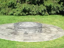 The pilot rock round steel fire ring cover keeps your fire ring dry between uses and eliminates the hazard of fire spreading after use. 6ft Fire Ring My 75 Diy Fire Pit