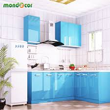 Aliexpress Com Comprar Nueva Glossy Pvc Impermeable Papel Pintado Auto Adhesivo Pa Puertas De Armario De Cocina Ideas De Decoracion De Cocina Diseno De Cocina