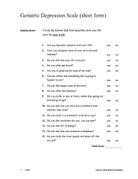 Printable Geriatric Depression Scale Pdf Fill Online Printable Fillable Blank Pdffiller