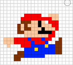 Bildresultat For Mario Bros Bilder Pixel Art クロスステッチ 図案 ピクセルアート モザイク画