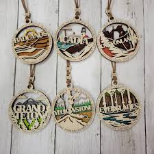 National Park Ornaments, Add the Year, Hikers Gift, Family Camping  Memories, Vacation Keepsake, 63 National Parks, Grand Canyon, Car Charm