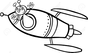 Pluto hand drawing vintage style black and white clipart isolated on white background. Black And White Cartoon Illustration Of Funny Alien Or Martian Royalty Free Cliparts Vectors And Stock Illustration Image 20578910