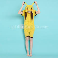 Kigurumi Pijamalar Pika Pika Strenc Dansci Tulum Festival Tatil Hayvan Sleepwear Halloween Sari Kirk Yama Pamuk Kigurumi Icin Unisex 2020 Us 24 14 Pokemon Pikachu Hayvan