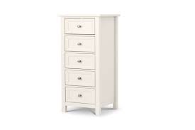 Is a necessary part of every bedroom. Maine White 5 Drawer Chest Of Drawers Pewter Handles Maine Surf