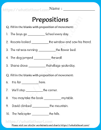 Check spelling or type a new query. Prepositions Worksheet For Grade 5 Your Home Teacher