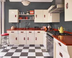 General electric metal kitchen cabinets retro red mini. Retro Kitchen Design Ideas And Resources Wood Wire