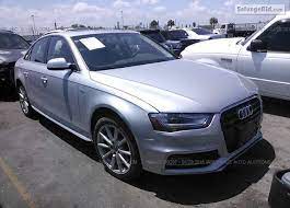 2014 Audi A4 On Online Auction By July 25 2016 Audi A4 Audi Salvage Cars