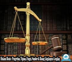 Hukum Bisnis Pengertian Tujuan Fungsi Sumber Ruang Lingkup