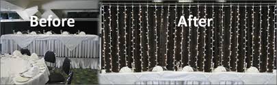 Led Fairy Curtain Light Backdrop Hire For Weddings And Events