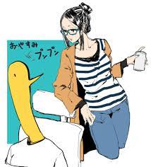 onodera punpun and nanjou sachi (oyasumi punpun) drawn by makai | Danbooru