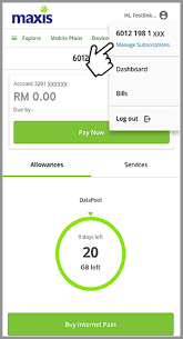 Our business customers are served by a dedicated service unit and account managers. Maxis Self Serve