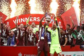 Leicester city matchwinner youri tielemans was proud to win the fa cup in front of their support. 0axtj52gp1chcm