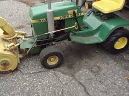 Deere & company / telephone John Deere 111 With 32 Snowblower Youtube
