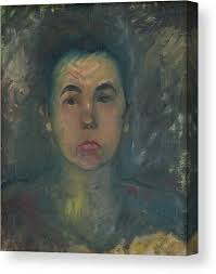 Womans Bust Canvas Print