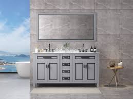 This allows you, the customer, to identify a better fit for working within the constraints of. China 60 Inch Grey Floor Mounted Double Sinks Bathroom Furniture Framed Mirror Marble Top Four Doors Foor Drawers China 60inch Bathroom Vanity
