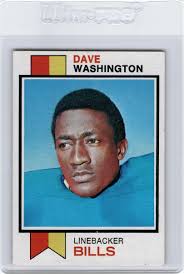 1973 Topps #42 Dave Washington RC Rookie Buffalo Bills NFL Vintage Football