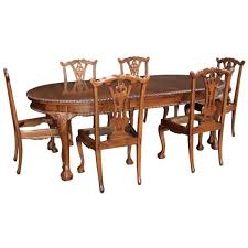 Chippendale Oval End Dining Table Mahogany Akd Furniture Dining Room Table Decor Antique Dining Tables Mahogany Dining Table