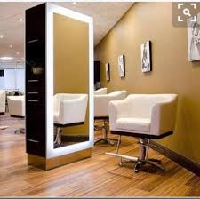 Odyssey Double Sided Hair Salon Barber Mirror Styling Station With Led Light Rong Fu Beauty Salon Equipment Salon Stations Styling Stations Salon Equipment