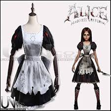 Amazon.co.jp: [None Brand] アリス Alice Asylum アリスマッドネスリターンズ コスプレ衣装 (オーダーメイド)  : ホビー