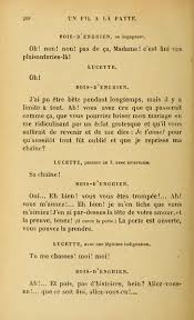 Pyrame et thisbé s'aiment depuis l'enfance mais leurs parents s'opposent à leur mariage. Page Feydeau Un Fil A La Patte 1903 Djvu 220 Wikisource