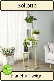 Sellette Blanche Design Pots De Fleurs Co En 2020 Porte Plantes Pot De Fleur Design Sellette