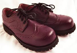 Försterstiefel aus echtem leder billig einkaufen. 4 Loch Ranger Schuhe Budapester Knightsbridge Goth Rangers Bordeaux Rot Weinrot Kaufen Bei Hood De Farbrichtung Rot