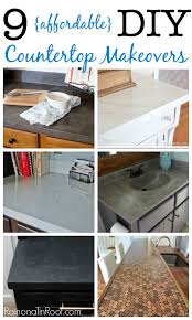 Diy Countertops 10 Countertop Makeover Ideas On A Budget Diy Countertop Redo Diy Countertops Countertop Makeover