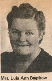 Lula Ann Dudley Bagshaw (1885-1971)