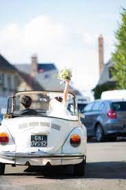 Normandy Wedding From Emilie Iggiotti Photography Wedding Car Retro Cars Wedding Photography