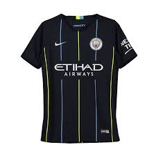 The champions bring the community together with the unveiling of their brand new 2018/19 home kit. Manchester City Away Stadium Shirt 2018 19 Kids With Stones 5 Printing
