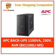 User replaceable battery not available. Original Apc Back Ups 1100va 230v Avr Universal And Iec Sockets Bx1100li Ms 2 Year Warranty Bx1100 L1 Ms Shopee Singapore