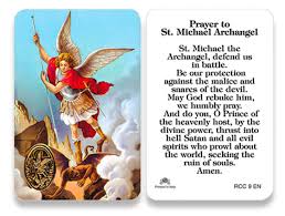 Printing on a heavy paper stock gives the best results. St Michael The Archangel Prayer Card Rcc 9e By San Francis Imports Amazon In