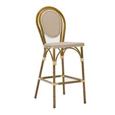 While some may think of bar stools as ideal only for indoor settings of a certain type, our selection of commercial aluminum barstools is perfect for outdoor areas. Aluminum Frame Bamboo Outdoor Bar Stool With Rounded Back