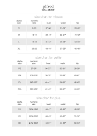 alfred dunner size chart related keywords suggestions