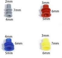 Amazon.com: 400 Pcs 1.5mm 3.5mm Connector Rubber Seal ...