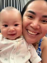 Awww she Is adorable & the little bird