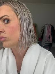 Yall!!!! Ok so I washed my hair twice with clarifying shampoo and it's  still there!! Just call me the purple people eater! 🤦🏼‍♀️🙄💜 about to  wash it with dawn dish soap next!