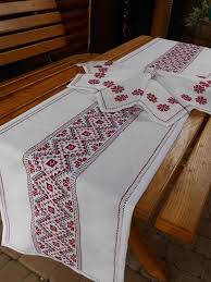 Embroidered Table Runner And Napkins Table Runner Hand Image 2 Handmade Table Runner Embroidered Table Runner Vintage Table Runner