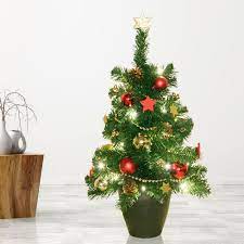 Tabletop christmas tree and red pot cover. Led Christmas Fir Tree Decoration Hallway Lamp X Mas Flower Pot Balls Jewelry Light Harms 507178 Etc Shop Lamps Furniture Technology Household All From One Source Etc Shop