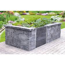 Seesteiner Hochbeet Quadro L X B X H 264 X 120 X 78 Cm Stein Anthrazit Bauhaus