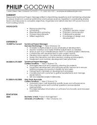 Project manager resume sample inspires you with ideas and examples of what do you put in the objective, skills, responsibilities and duties. Professional Technical Project Manager Resume Examples Information Technology Livecareer