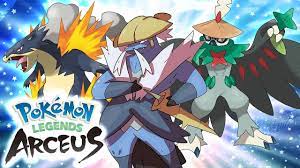 Instead of introducing new starter pokemon, the game features starters from three separate generations. Pokemon Legends Arceus New Starter Evolutions Youtube