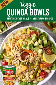 Veggie Quinoa Bowls Recipe Instructions Del Monte Recipe Recipes Whole Food Recipes Healthy Cooking