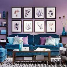 Learn what room your favourite purple suit best and how to pick a purple that suits you. Living Room Purple Blue Peacock Blue Living Room Living Room Color Schemes Lilac Living Rooms