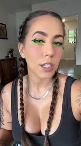 Ima sucker for neon makeup #neon #makeuptutorial #eyeliner  #eyelinertutorial #hoodedeyes #hoodedeyesmakeup #slayfirecosmetics  #neongreen #neonyellow #rave #festivalmakeup #ravemakeup #adhd ...