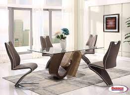 Juegos de comedor de 4 puestos en vidrio, madera, carritos para desayunos de 3 niveles y más. Moderno Juego De Comedor De 5 Piezas Incluye Mesa Con 4 Sillas En Color Marron Mesas De Comedor Modernas Muebles De Comedor Muebles Para El Hogar