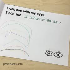 Touching — help us to learn about our surroundings. Five Senses Printable Book Prekinders