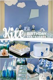 Theme 1st Birthday Party Ideas For Boys Flying High A Kite Themed Boy S First Birthday Party Spaceships Kite Birthday Party 1st Birthday Party Decorations Birthday Parties