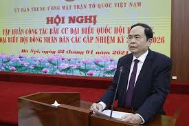 Phó chủ tịch thường trực quốc hội trần thanh mẫn lưu ý, khi đi tiếp xúc cử tri, các ứng cử viên làm thế nào để nhân dân thấy mình hiền hoà, bình dị; Fatherland Front Moves To Prepare For General Election News Ttxvn