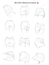 Mini Skirt Reference By Randychen Drawing People Sketches Drawing Clothes
